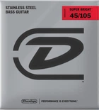 Струны для бас-гитары Dunlop DBSBS45105 Super Bright Steel Light 45/105