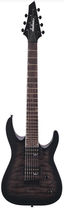 Электрогитара Jackson JS22Q-7 DKA Dinky Arch Top HT Transparent Black Burst