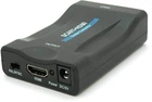 Конвертер Voltronic SCART (мама) на HDMI (мама), 5V/2A, Black, Box, Q250 (YT13571)
