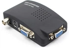 Конвертер Voltronic VGA для BNC, IN-BNC (тато) на OUT-VGA (мама), Black, Пакет Q25 (YT13569)