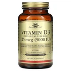 Вітамін D3 Solgar Вітамін D3 125 мкг (5000 МО) Vitamin D3 (Cholecalciferol) 240 вегетаріанських капсул