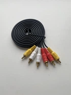 Кабель аудио-видео тюльпан 3RCA - 3RCA 3 метра