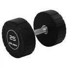 Гантель цельная профессиональная CPU покрытие 1 штука Zelart TA-3111-25 (1х25кг) (полиуретановое покрытие, вес 25кг)