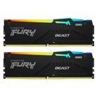 Модуль памяти для компьютера DDR5 64GB (2x32GB) 5200 MHz Beast RGB EXPO Black Kingston Fury (ex.HyperX) (KF552C40BB2AK2-64)