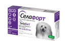 Капли от блох, клещей и гельминтов для собак 2,5 - 5 кг Selafort (Селафорт) by KRKA, 30 мг / 0.25 мл