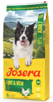 Сухий корм Josera Light & Vital Adult для малоактивних собак  з Куркою