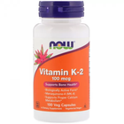 Витамин K2 100 мкг, NOW Foods, 100 капсул