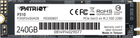 SSD M.2 накопичувач Patriot P310 240GB (P310P240GM28)