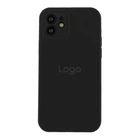 Чохол Silicone Case Full Size with Frame для iPhone 12 Колір 18.Black