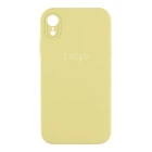 Чохол Silicone Case Square Full Camera для iPhone Xr Колір 60.Crem Yellow