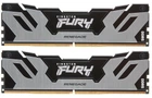 Модуль памяти Kingston Fury DDR5 96GB (2x48) 6400MHz Renegade Silver XMP (KF564C32RSK2-96)