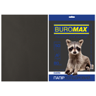 Папір офісний кольоровий A4 80г/м 50л DARK чорний BUROMAX