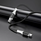 Дата кабель USB 2.0 AM to USB-C 1.0m 3A silicone BX79 black BOROFONE (6974443384789)