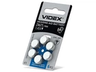 Батарейка воздушно-цинковая Videx ZA675 (PR44) blister 6 шт