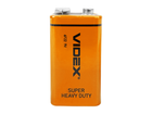 Батарейка солевая Videx 6F22 9V Крона shrink 1 шт
