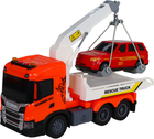 Игровой набор Techno Drive Эвакуатор с машиной Big Truck Scania со световыми и звуковыми эффектами (6408KS)
