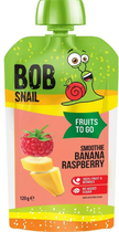 Пюре фруктовое Bob Snail Смузи Банан- Малина пастеризованное 120 г