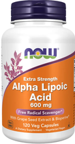 Натуральна добавка Now Foods Alpha Lipoic Acid 600 мг Капсули