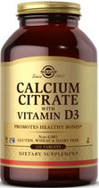 Кальцію цитрат із вітаміном D3 Solgar Calcium Citrate with Vitamin D3 240 таблеток
