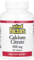 Цитрат кальция Natural Factors Calcium Citrate 350mg 90 таблеток