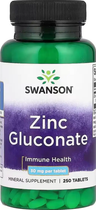 Цинк глюконат Swanson Zinc Gluconate 30 mg 250 таблеток