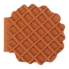 Блокнот CHOCOLATE WAFFLE, 90х90мм, 80 арк., нелінований, ароматизована Soft touch обкладинка, KIDS