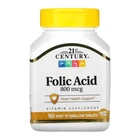 Фолієва кислота, Folic Acid 800 mcg - 180 tabs