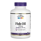 Omega 3 21st Century, риб’ячий жир, 1200 мг, 140 капсул