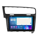 Штатная магнитола 9" Lesko для Volkswagen Golf VII Рестайлинг 2017-н.в. 4/64Gb CarPlay 4G Wi-Fi GPS Prime