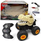 Радиоуправляемая машинка Дино-джип YILE TOYS бежевый внедорожник с дымом и светом. (541246)