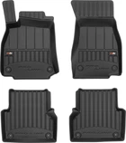 Автомобільні килимки поліки в салон Frogum 3D для Audi S6 C8 18- Ауді С6 чорні SO0628-1