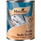 Лак яхтный полиуретан-акриловый Maxima бесцветный глянцевый 2.5 л