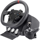 Игровой руль с автоматическим возвратом GamePro RW575PM с педалями и коробкой передач XBOXONE/PS4/PS3/PC/SWITCH