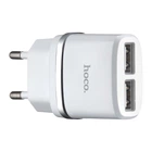 МЗП Hoco C12 Smart dual USB charger ( EU ) 2USB 2.4A Білий
