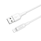 Кабель Hoco X25 Soarer charging data cable for Lightning Білий