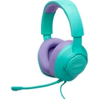 Наушники с микрофоном JBL Quantum 100M2 Cyan (JBLQTUM100M2CYN)