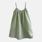 Подростковый летний муслиновый сарафан для девочки Babydream sarlarge4 140 см Оливковый (ROZ6501037713)