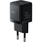 Адаптер сетевой - блок питания Baseus Palm Fast Charger 2 порта 1USB + 1Type-C 30W черный