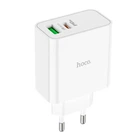 Адаптер сетевой HOCO Awesome C113A |1USB/1Type-C, 65W/3A, PD/QC|