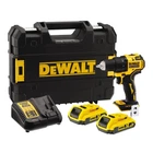 Дриль-шурупокрут DeWalt безщітковий XR Li-Ion 18В акб 2х2А·год 65Нм 450-1650об/хв патрон 13мм ЗП кей (00123445)