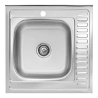 Кухонна мийка накладна Kroner KRP Satin 6060L (CV022823)