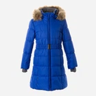 Дитяче зимове пальто для дівчинки Huppa Yacaranda 12030030-70035 128 см Синє (4741632039384)