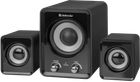 Компактные компьютерные колонки 11 Вт с регулятором громкости, USB, черные