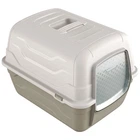 Закритий туалет Georplast RotoToilet для котів, з фільтром і лопаткою, 52×40×40 см сірий