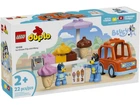 Конструктор LEGO DUPLO Bluey Путешествие с мороженым с Блуи 22 детали (10458)