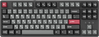 Клавіатура бездротова GamePro Asgard Ragnar Keychron Super Red Switch Wireless/Bluetooth/USB Black (MK285BK)