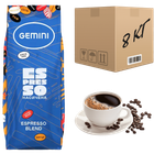 Кава в зернах Gemini Espresso Насичена 1 кг (ящик 8кг)