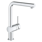 Змішувач для кухні з висувним виливом хром Grohe Minta (32168000)