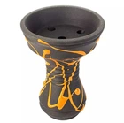 Чаша для кальяна Gusto Bowls Killa Bowl Black-Orange 11 см Густо Болс Килла Болс Черно-оранжевая Классика