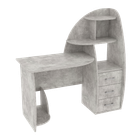 Стол письменный SKP 2 -10 Kontinent Бетон 130х55х130 см